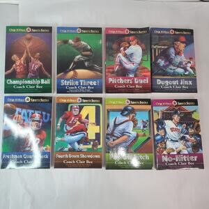 Chip Hilton Sports series Book Lot 8 Books, 2-3, 7-9, 13, 16, 17 Paperback 1998